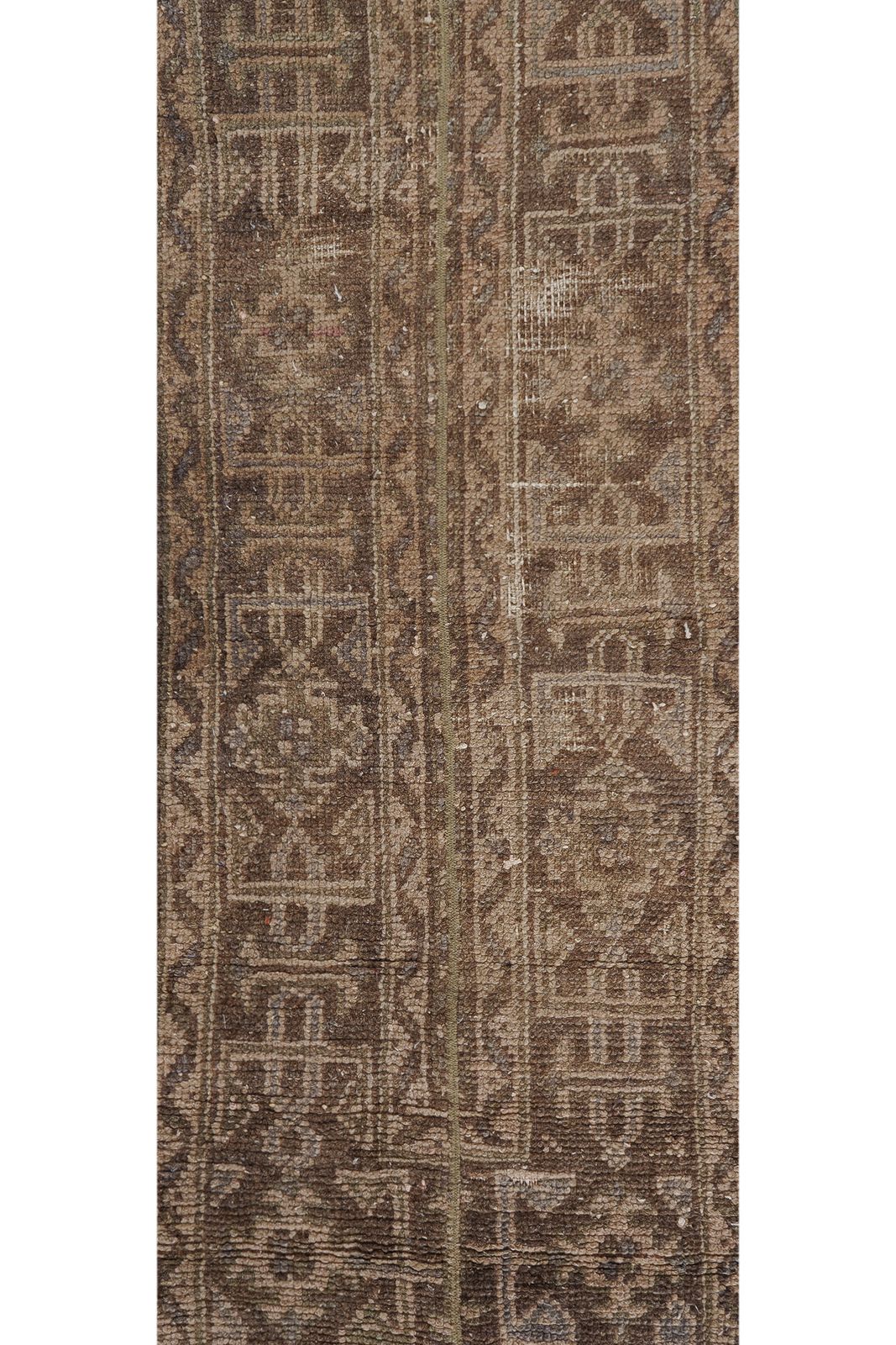 Neoclassical Style Vintage Turkish Oushak Runner, Extra Long Hallway Runner 1'7'' X 18'3'' photo Textiles