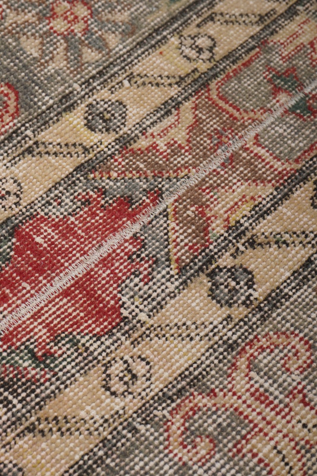 1960s Distressed Extra Long Turkish Runner Rug   Stair Rug 1'7'' X 23'4'' photo buy