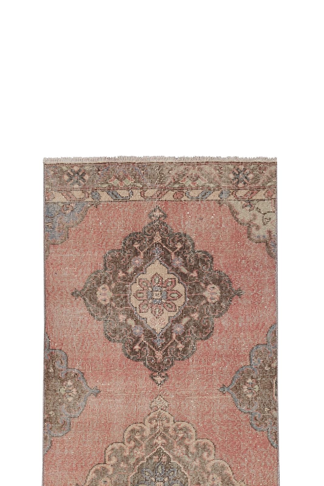 1960s Turkish Oushak Extra Long And Wide Runner   Stair Tread 2'8'' X 24'3'' photo Textiles