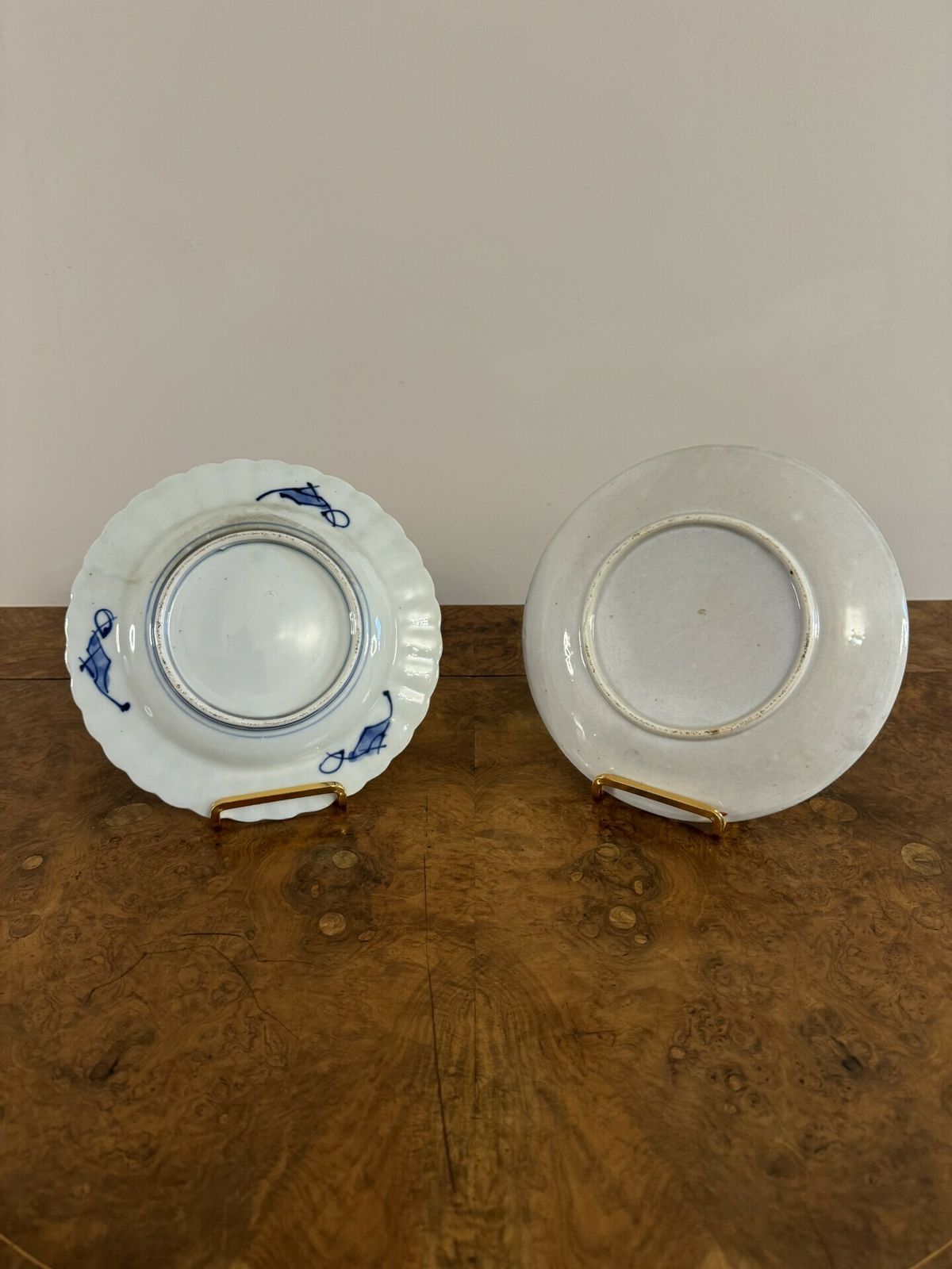 Lovely Collection Of Four Quality Antique Japanese Imari Plates photo furniture