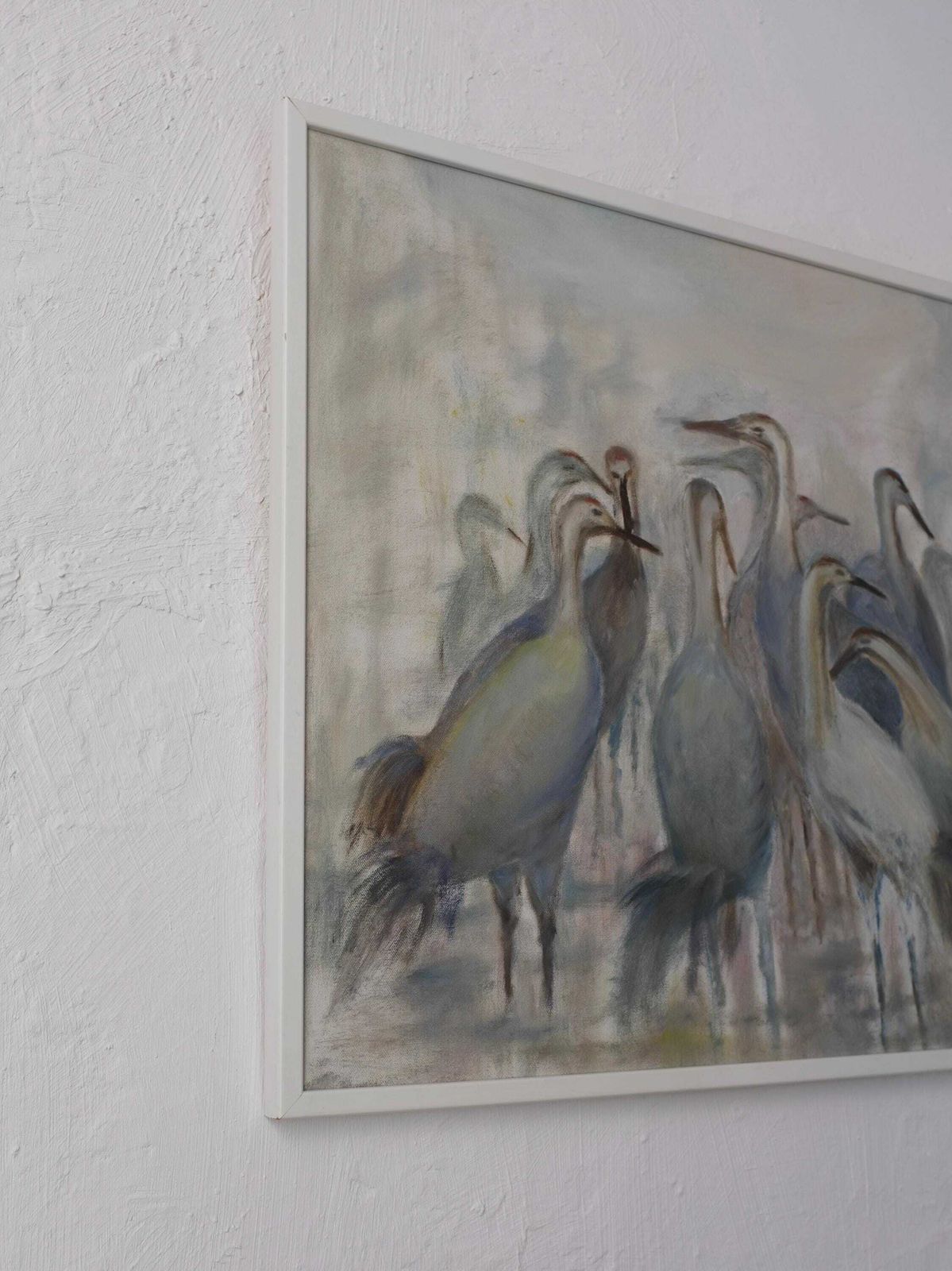 Vintage Oil Painting "Birds" | Sweden photo furniture