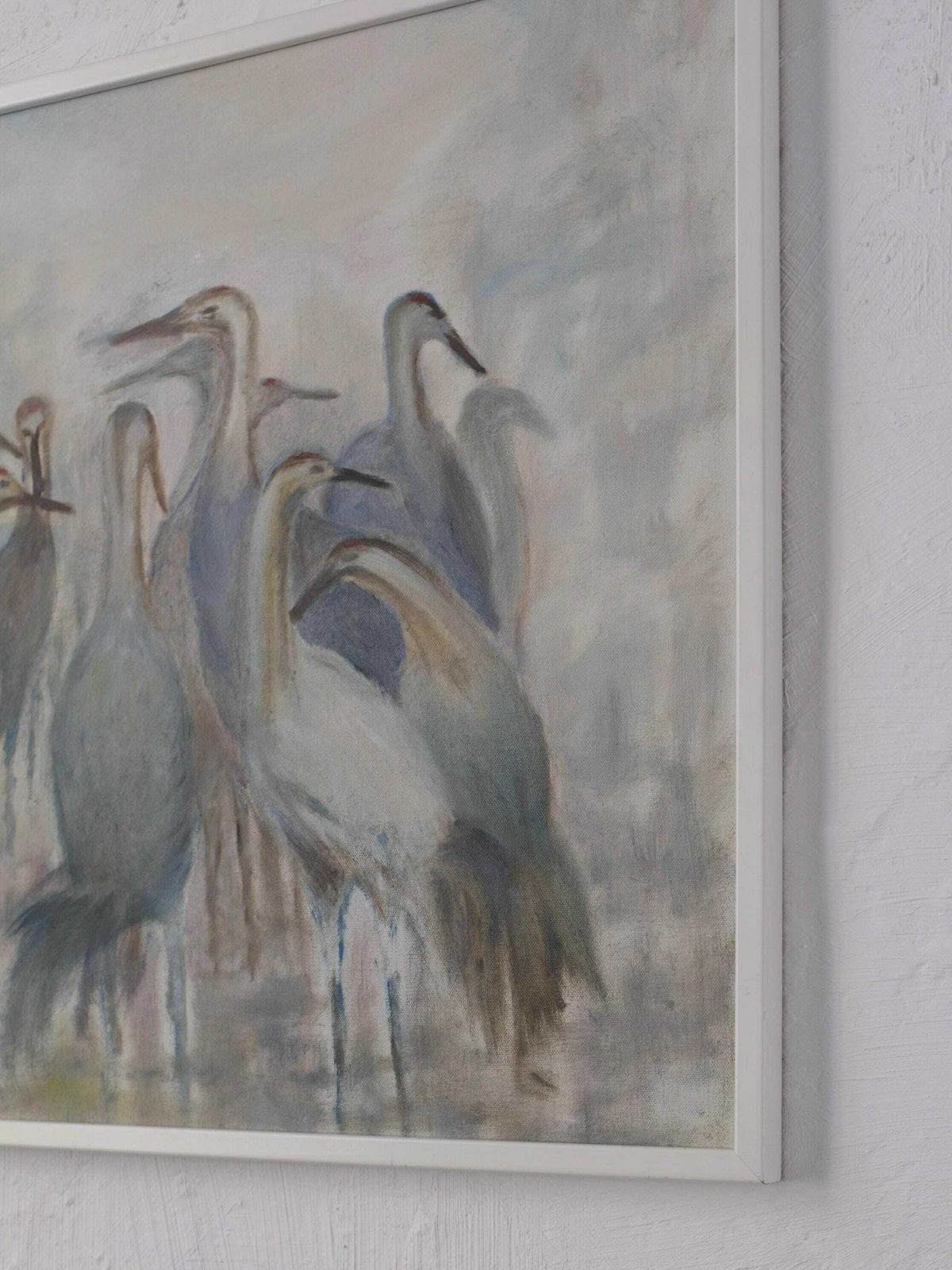 Vintage Oil Painting "Birds" | Sweden photo Art