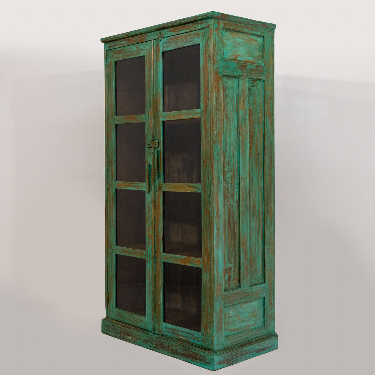 Green Glazed Door Almirah S 56
