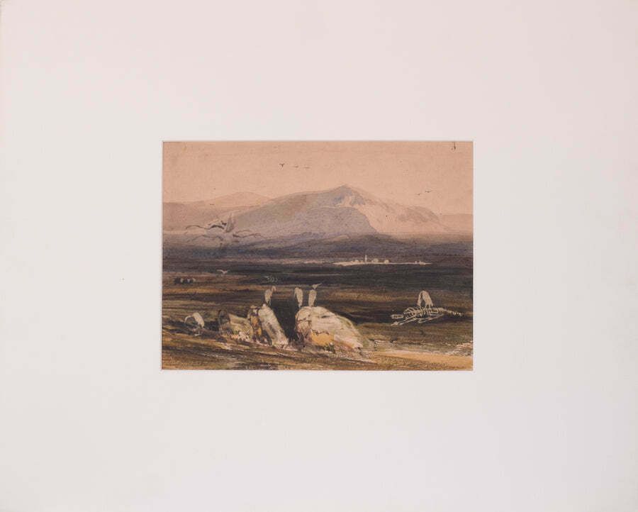 Volgeling Van Edward Lear En David Roberts – Topografisch Aquarel photo 2530.0
