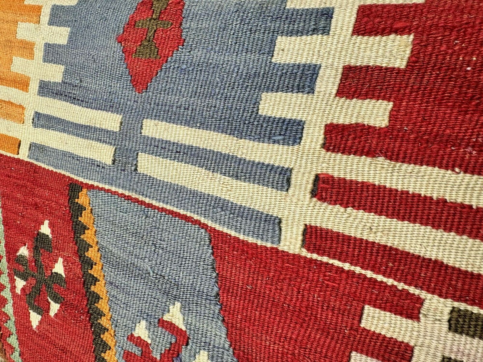 photo furniture Kilim Covered Stool 0.42m X 0.32m X H0.26m