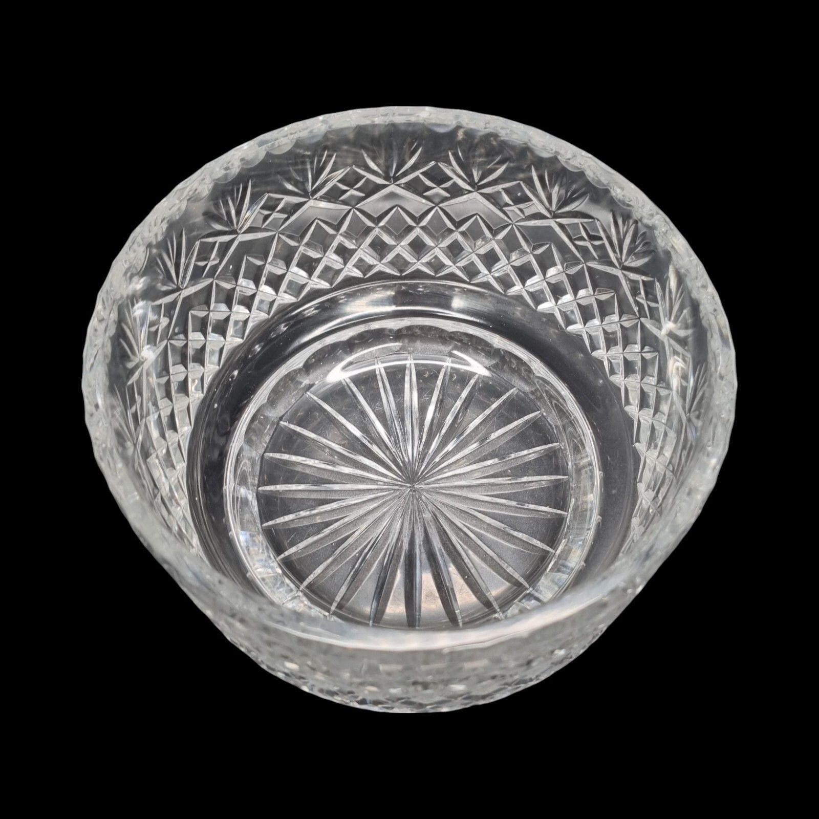 Vintage Waterford Cut Crystal Glass Bowl Fruit Dessert Bowl photo Home Decor