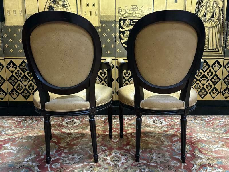 Paire De Fauteuils De Style Louis  XVI photo buy