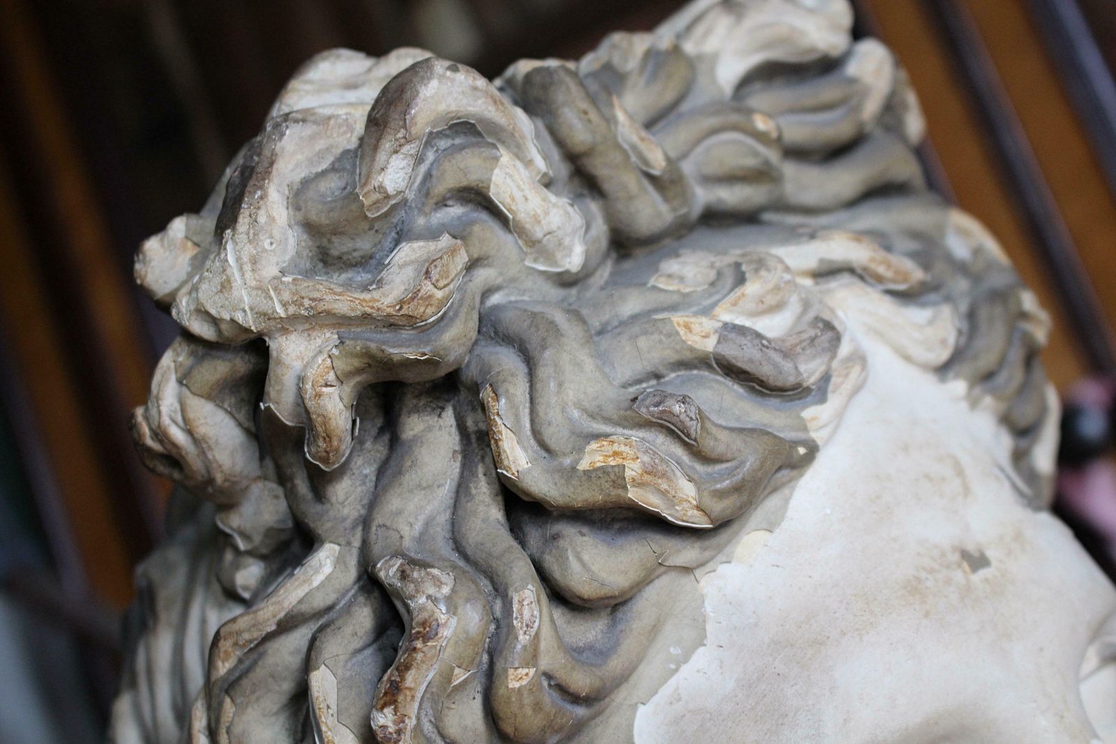 19th C Classical Plaster Bust Apollo By Louis Brugiotti London Grand Tour photo buy