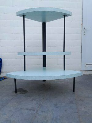 Side Tables In Bacterio Laminate In The Style Of Ettore Sottssas, 1980s, Set Of 2 photo furniture