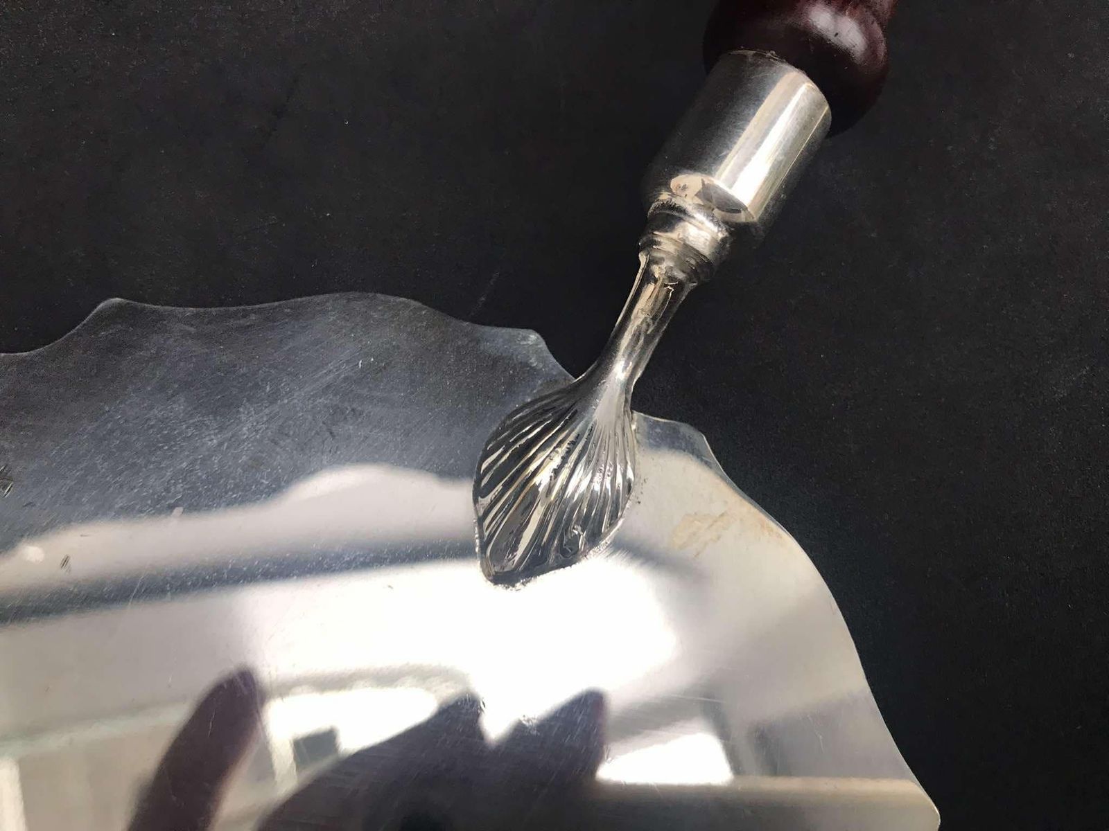 Cake Lifter Server Pie Silver Plated Gardeners/Builders Trowel Award Swatkins 11″ Silver Plated & Wooden Handle Trowel Prize Award photo furniture