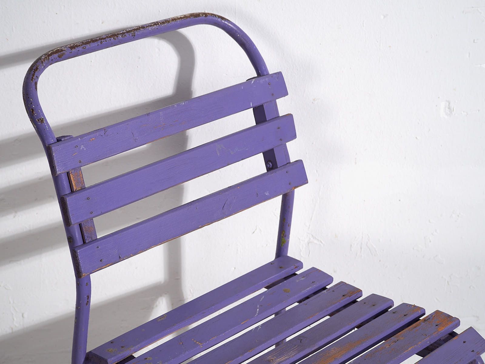 Violet Antique Patio Chairs (C.1920). Set Of 2 Pieces photo 350.0