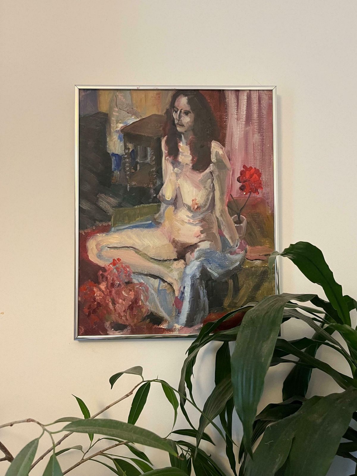 Jack Gray Framed Figure Oil Painting photo buy