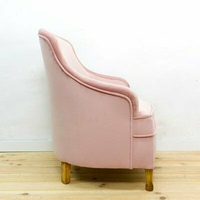Mid Century Fabric And Wood Armchair, 1950s photo 355.0