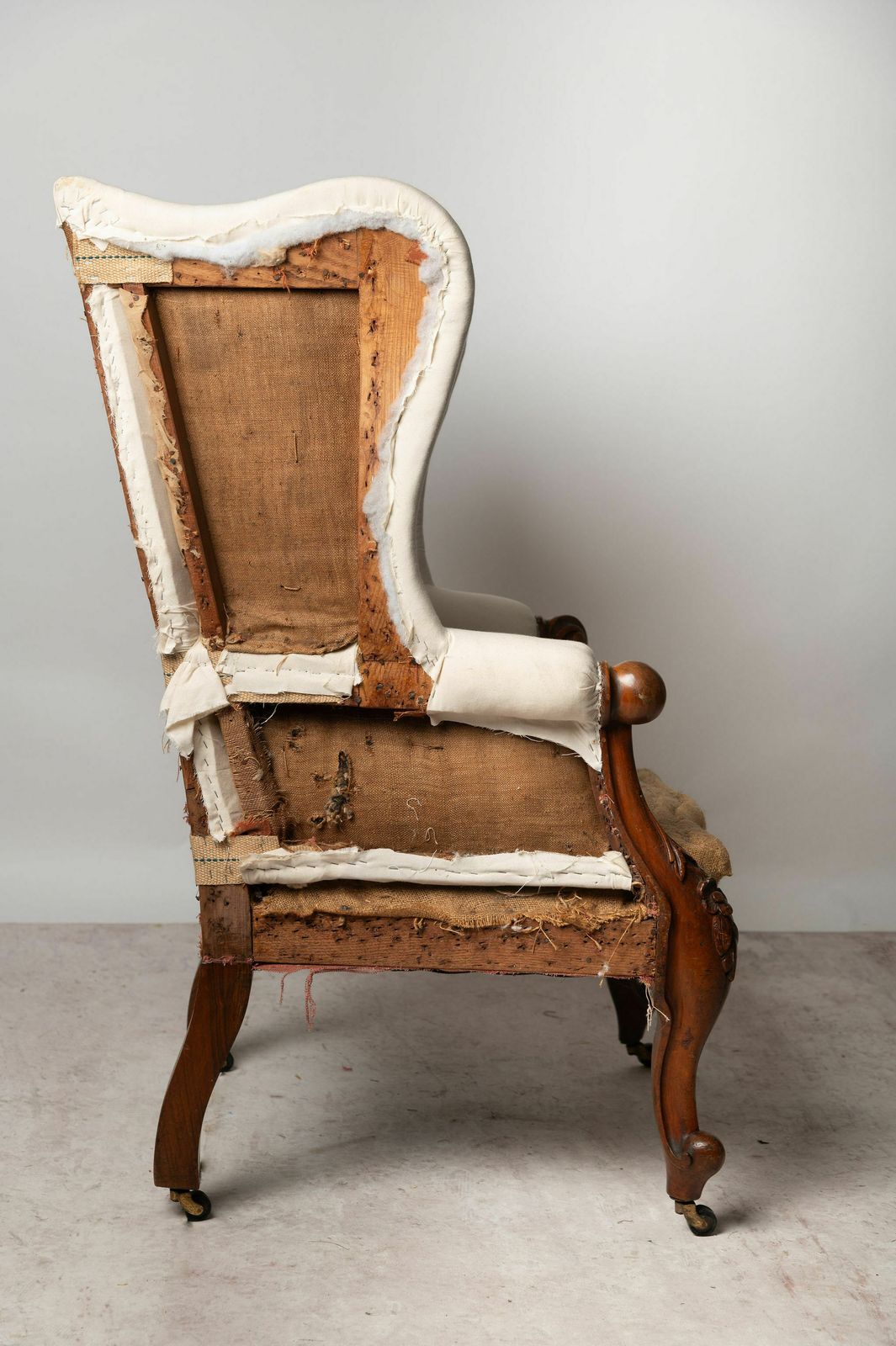 Antique English Wing Chair, 1800s photo buy