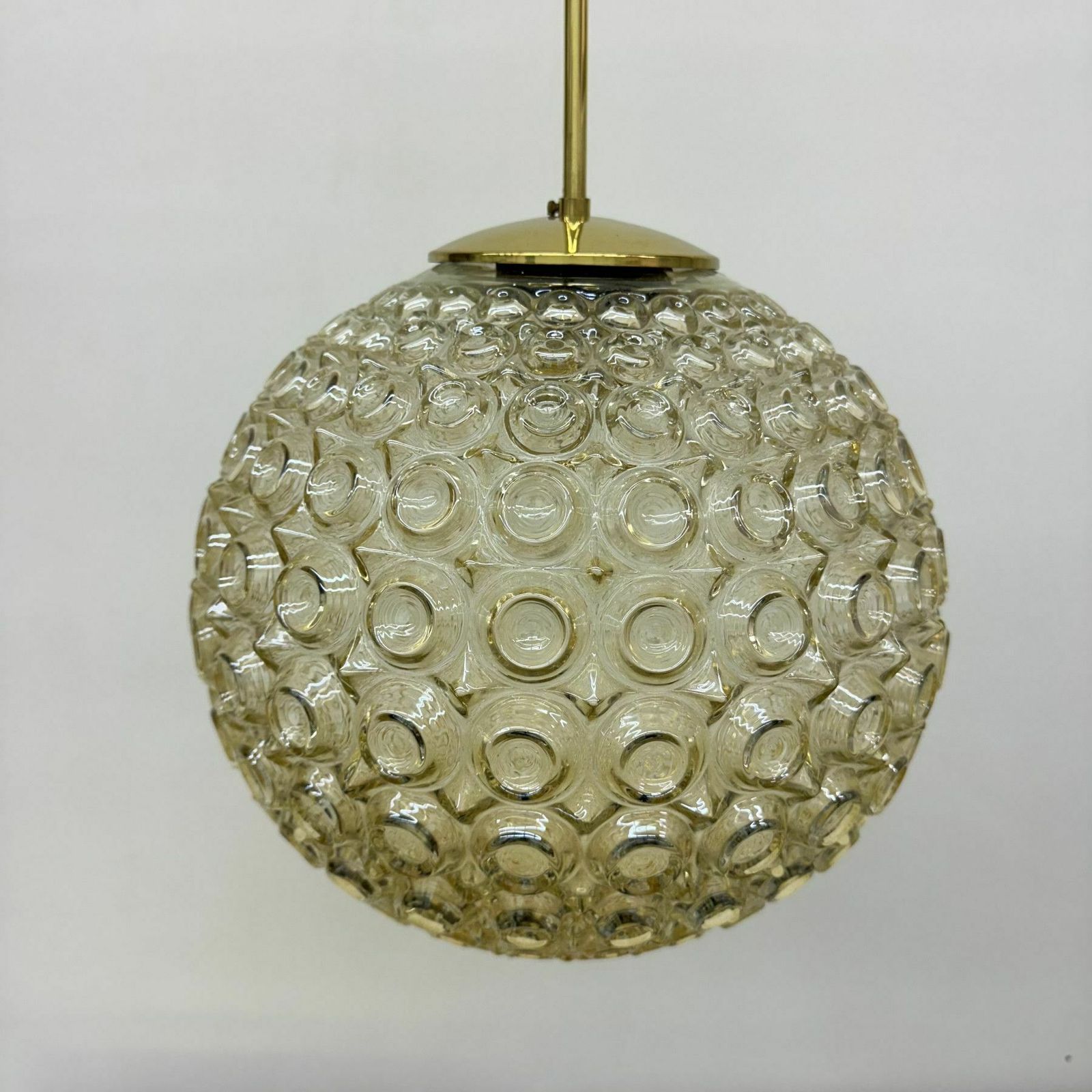 Limburg Glashütte Bubble Glass Pendant Light, Jaren 1970 photo buy