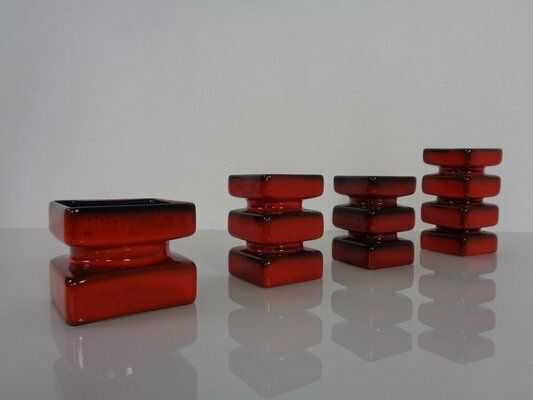Ceramic Vases By Cari Zalloni For Steuler Keramik, 1970s, Set Of 4 photo Home Decor