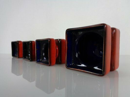 Ceramic Vases By Cari Zalloni For Steuler Keramik, 1970s, Set Of 4 photo vintage