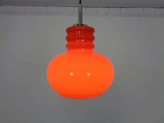 Glass Ceiling Lamp From Peill & Putzler, 1960s photo furniture