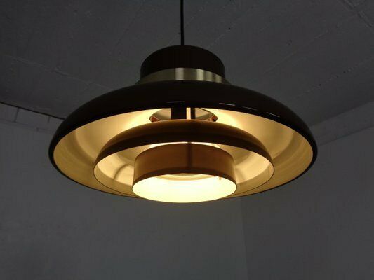 Lamella Ceiling Lamp By Carl Thore For Granhaga Metallindustri, Sweden, 1960s photo for sale