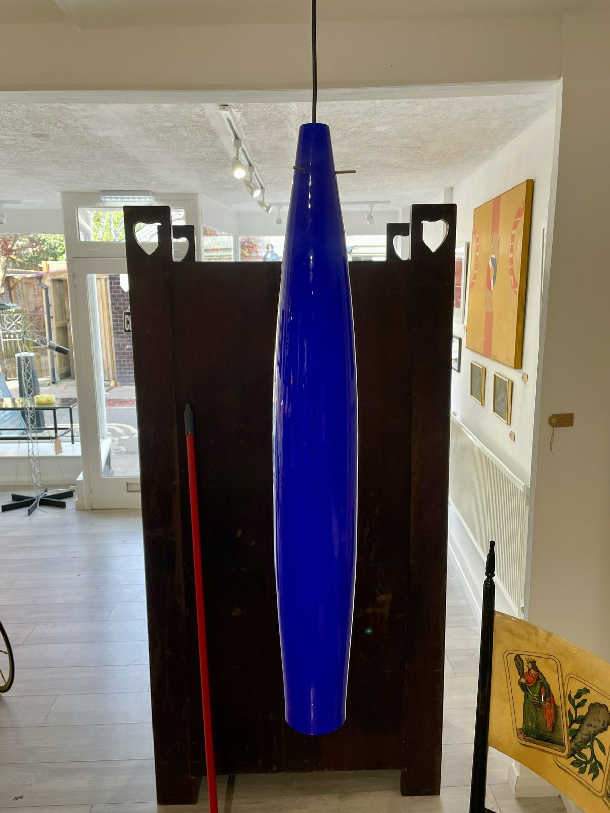 Alessandro Pianon For Vistosi , Murano, Italy, Pendant Lamp C1960. 88cm H X 14cm W £750 photo furniture
