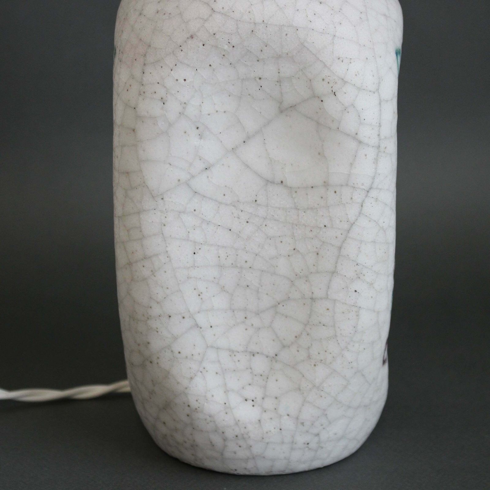 photo for sale Vintage Italian Decorative Table Lamp By Guido Gambone (Circa 1950s)