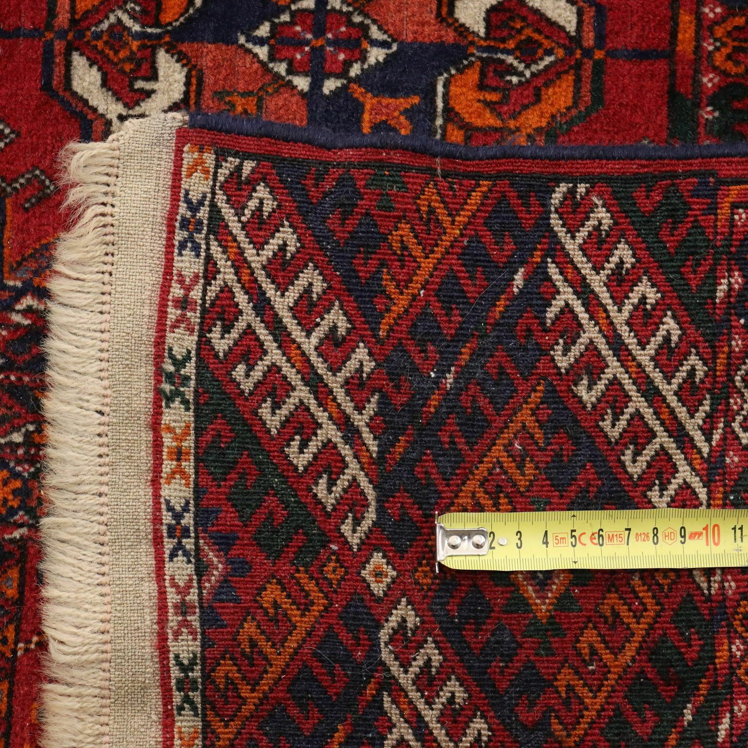 Antique Bukhara Carpet Wool Thin Knot Turkmenistan 131 X 79 In photo buy