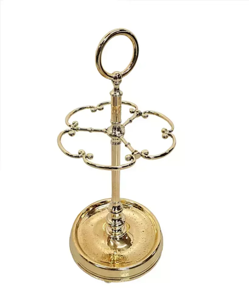 A Very Rare And Fine 19th Century Fully Restored Brass Stick Or Umbrella Stand photo for sale