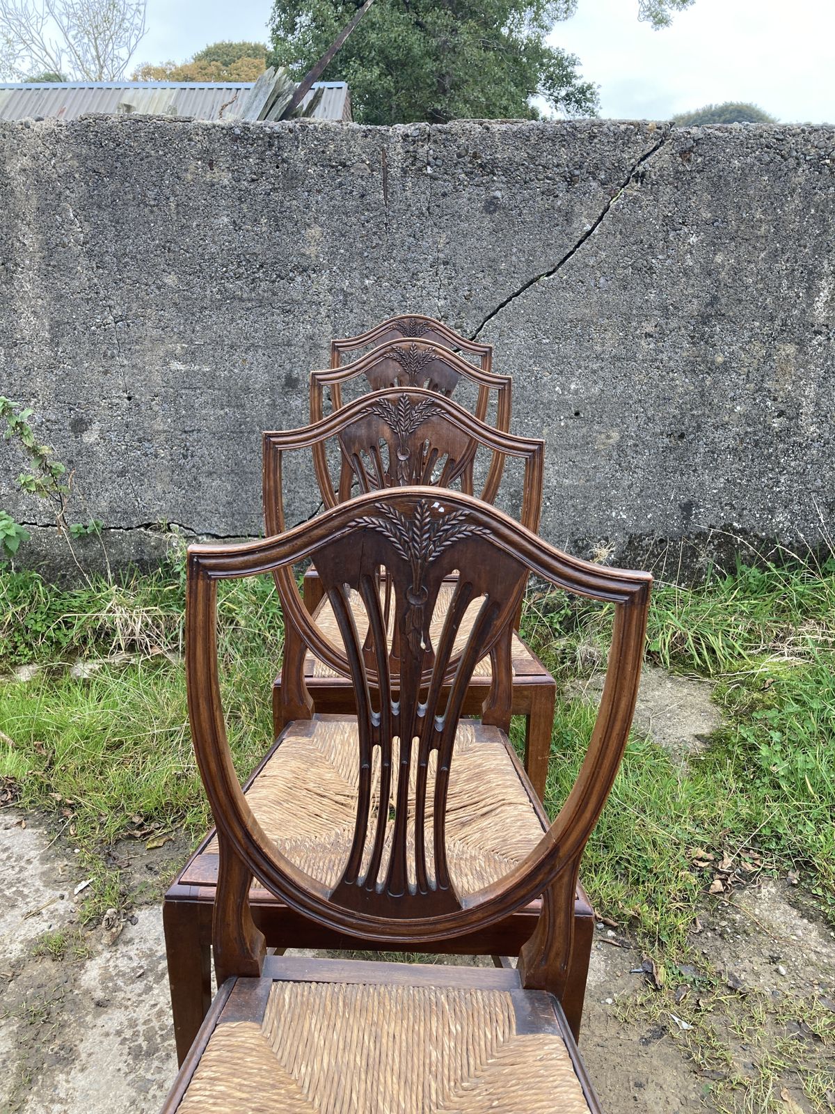 Set Of 4 Spillman And Co London, Victorian Mahogany Dining Chairs photo for sale