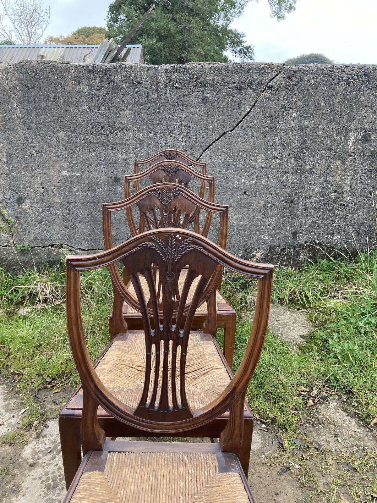 Set Of 4 Spillman And Co London, Victorian Mahogany Dining Chairs photo buy