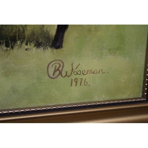 Mother And Foal, Oil Painting photo furniture