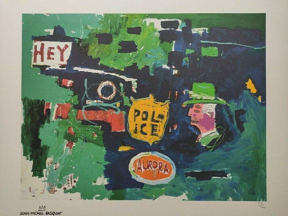 Jean Michel Basquiat Signed Love Dub For A , 1987 With Ceritficate