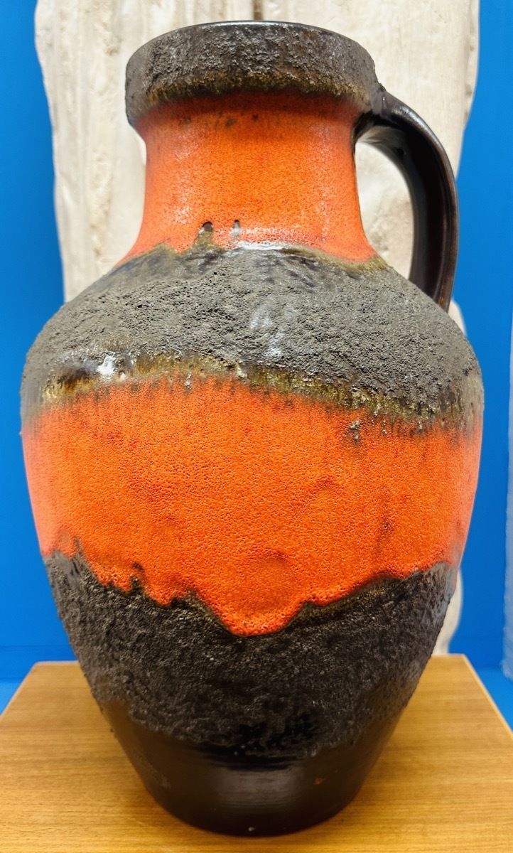 Large 1970s German Carstens Tönnieshof Fat Lava Jug Vase Model No: 7315 45 photo buy