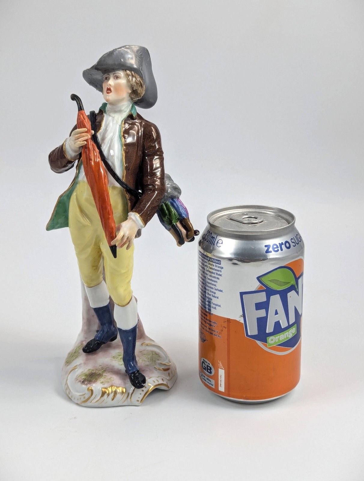 photo furniture Porcelain Figurine “Umbrella Seller,” Samson, France, 1860