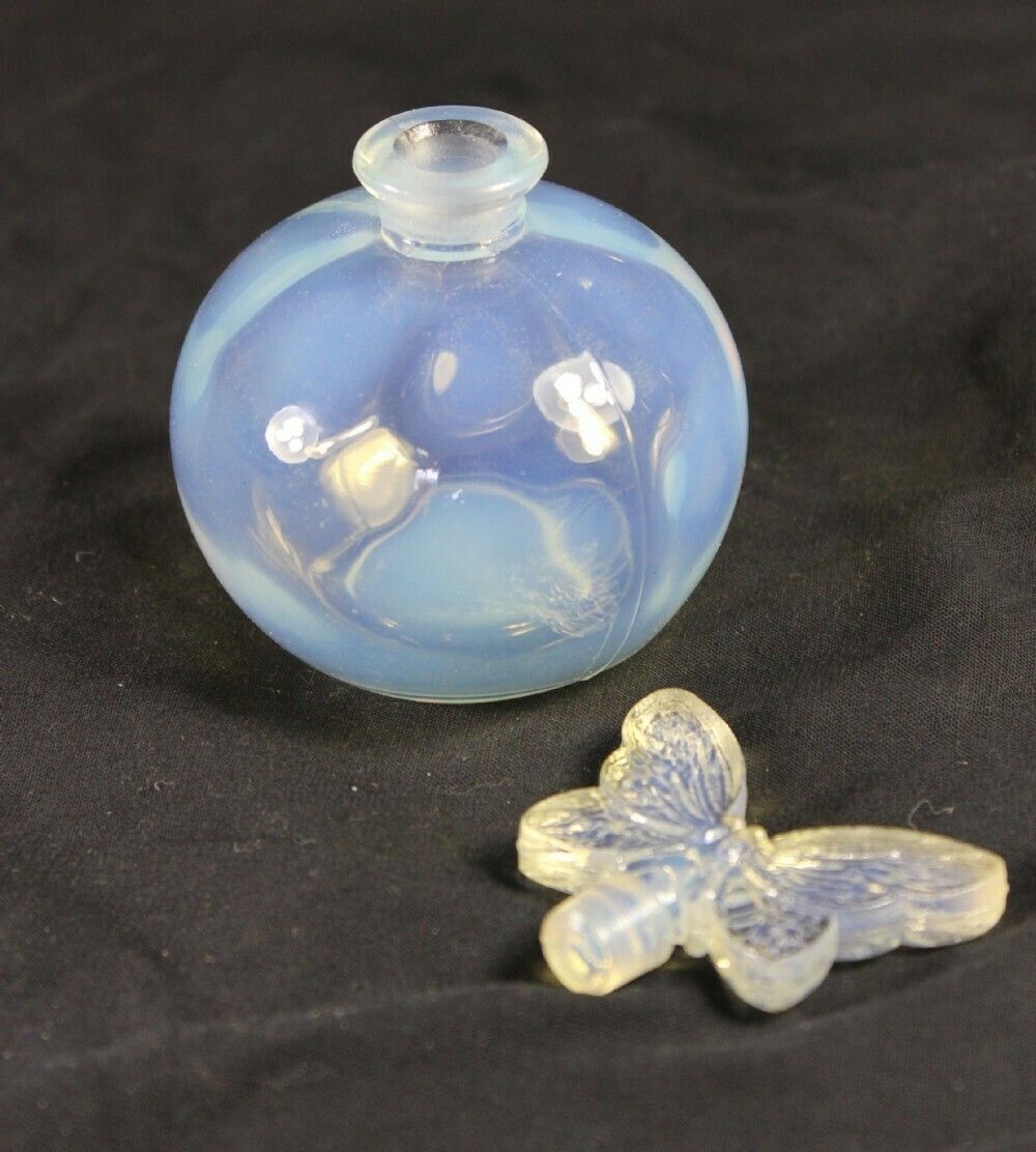 Sabino French Art Deco Opalescent Perfume Bottle C.1930s. photo furniture