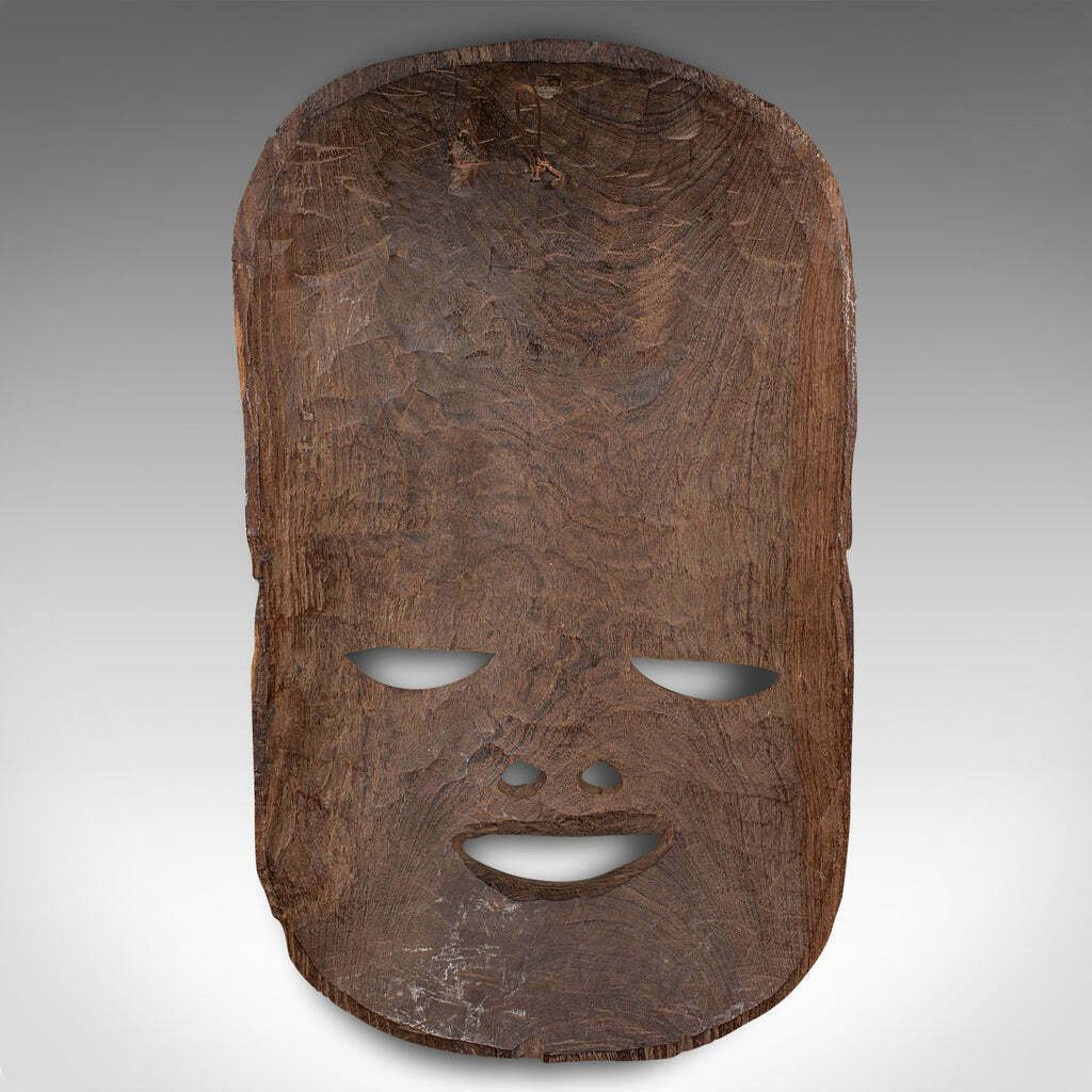 Large Vintage Display Mask, African, Ironwood, Hand Carved, Ceremonial, Tribal photo vintage