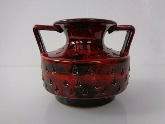 Italian Strawberry Ceramic Vase By Fratelli Fanciullacci For Bitossi, 1960s photo furniture