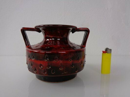 Italian Strawberry Ceramic Vase By Fratelli Fanciullacci For Bitossi, 1960s photo Home Decor