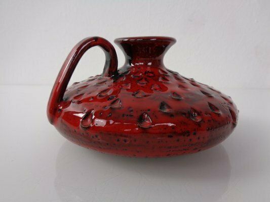 Italian Strawberry Ceramic Vase By Fratelli Fanciullacci For Bitossi, 1960s photo furniture