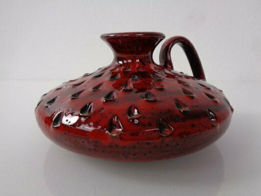 Italian Strawberry Ceramic Vase By Fratelli Fanciullacci For Bitossi, 1960s photo Home Decor