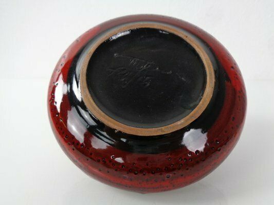photo buy Italian Strawberry Ceramic Vase By Fratelli Fanciullacci For Bitossi, 1960s