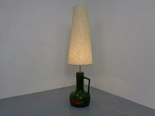Large 440 50 Pop Art Ceramic Floor Lamp From Scheurich, 1970s photo furniture