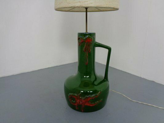 Large 440 50 Pop Art Ceramic Floor Lamp From Scheurich, 1970s photo 624.0