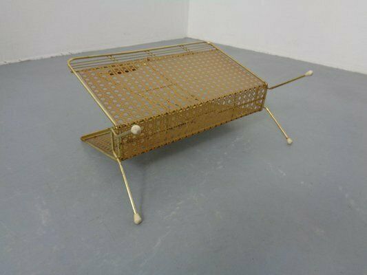 Home Decor French Metal Magazine Rack, 1960s photo