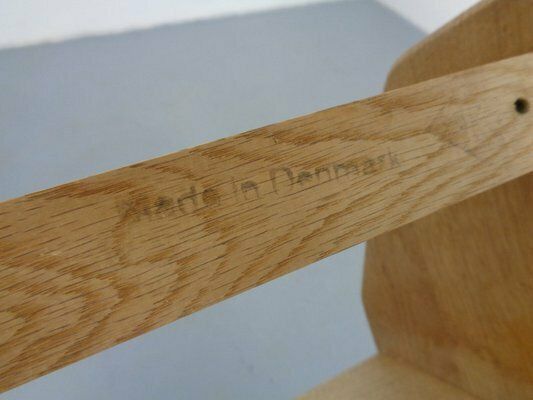 photo vintage Danish Oak Shelf By Hans J. Wegner For Ry Møbler, 1950s