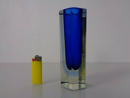Vintage Italian Murano Glass Vase, 1960s photo 183.0
