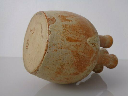 Home Decor German Studio Ceramic Mushroom Vase By Lu & Gerd Grove, Lübeck, 1960s photo