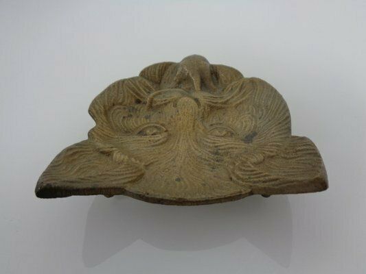 photo furniture Vintage Bronze Cat With Mouse Ashtray, France, 1960s
