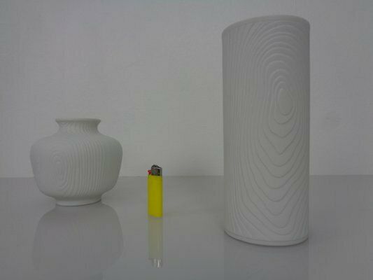 photo buy Mid Century Op Art Vases From Hutschenreuther Tirschenreuth, 1960s, Set Of 2