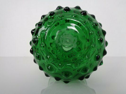 photo buy Italian Green Bubble Glass Vase By Empoli, 1960s, Set Of 3