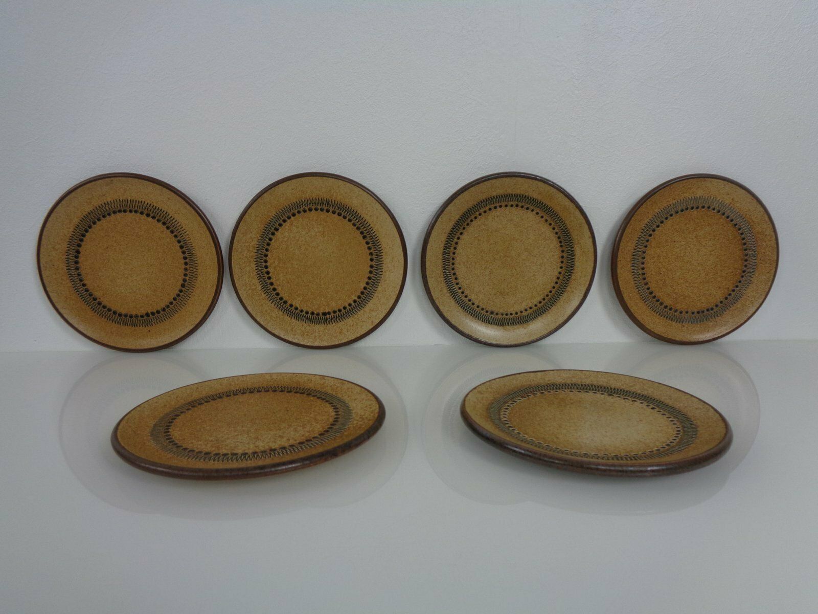 Studio Ceramic Breakfast Plates & Coffee Mug By Heinz Theo Dietz, 1960s, Set Of 12 photo 1247.0